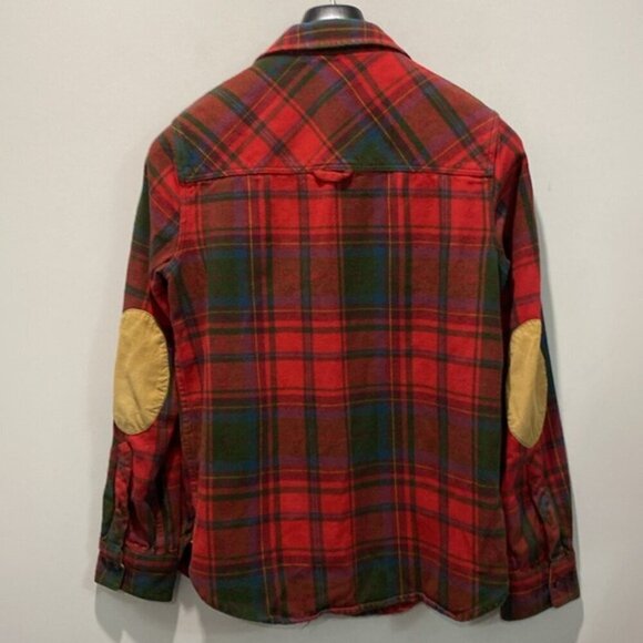 Roots red and green plaid button-down shirt Size Medium - Picture 5 of 16